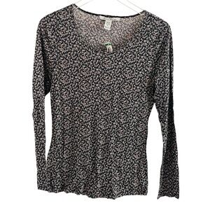 American Rag Floral Long Sleeve Women's Top